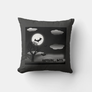 Coussin Bateaux volants dans l'oreiller Lune Ciel Jeter