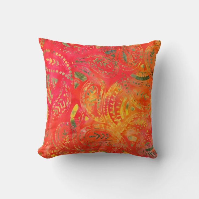 Coussin batik boho (Recto)