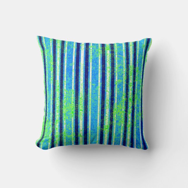 Coussin Batik Stripes  (Recto)