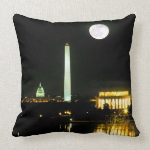 Coussin Bâtiment de capitol, le Lincoln Memorial,