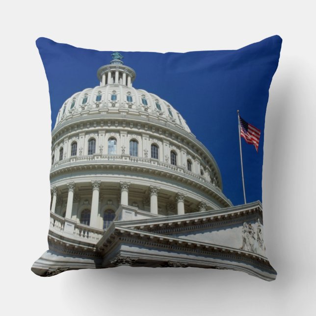 Coussin Bâtiment de capitol, Washington, Etats-Unis (Recto)