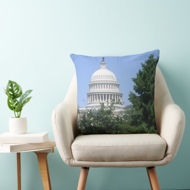 Coussin Bâtiment du Capitole depuis le parc Bartholdi (Chaise)