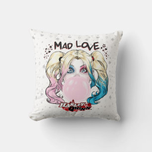Coussin Batman   Mad Love Harley Quinn Chewing Bubble Gum