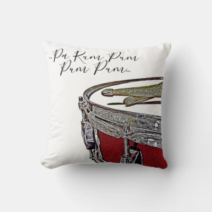 Coussin Bâton de tambour de piège de garçon de batteur 
