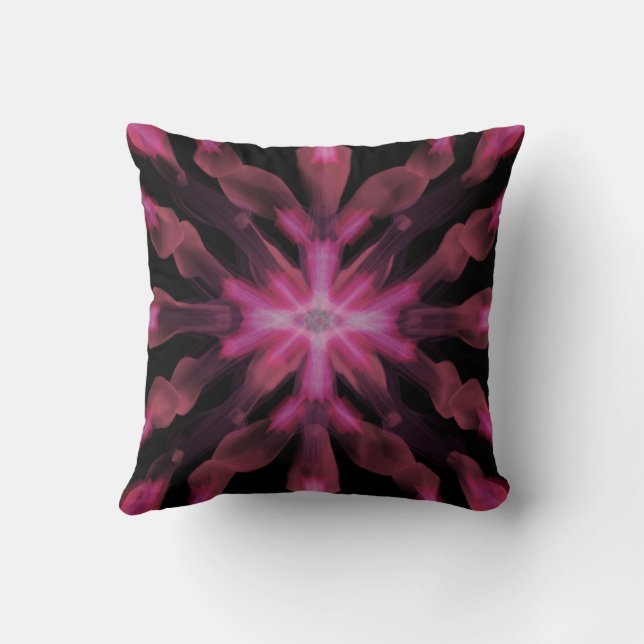 Coussin Bâtonnets lumineux Neon Design abstrait (Verso)