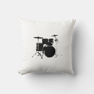 Coussin batterie noir&blanc