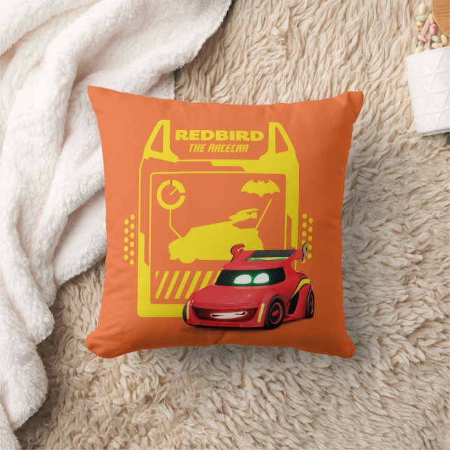Coussin Batwheel™ Redbird - Le Racecar (Couverture)
