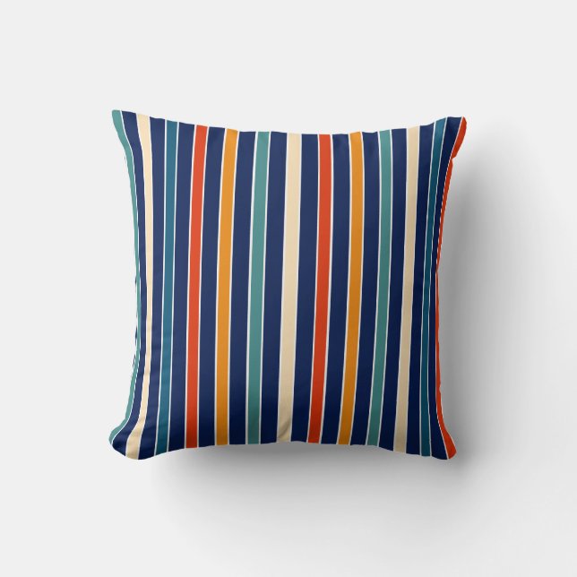 Coussin Bauhaus Ausstellung Retro Stripes Jeu d'oreiller (Recto)