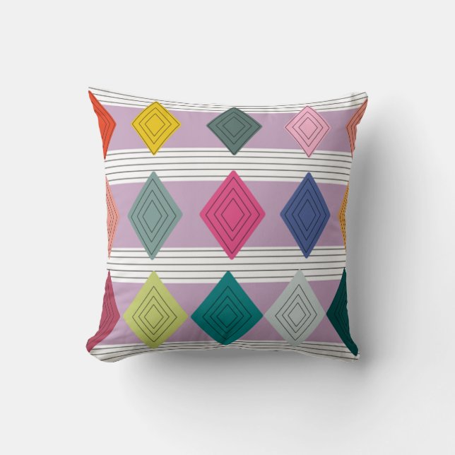 Coussin Bauhaus Diamond Quilt (Recto)