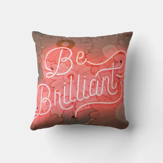 Coussin BE BRILLIANT square cushion (Verso)