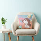 Coussin Beagle et beignets (Chaise)