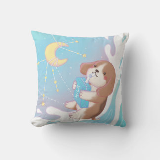 Coussin Beagle, Lait et Lune