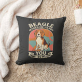 Coussin Beagle Me Rend Heureux Vous Pas Tellement Chien (Couverture)