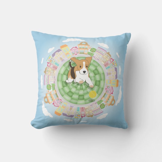 Coussin Beagles (Recto)