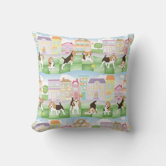 Coussin Beagles (Recto)
