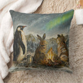 Coussin Beam Lingering Whimsical Aurora Animals Painting (Couverture)