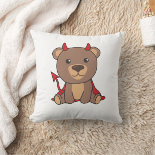 Coussin Bear Halloween mignon Devil Enfants Costume sorcie