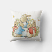 Coussin Beatrix Potter Affirmation Enfants Nom personnalis (Verso)