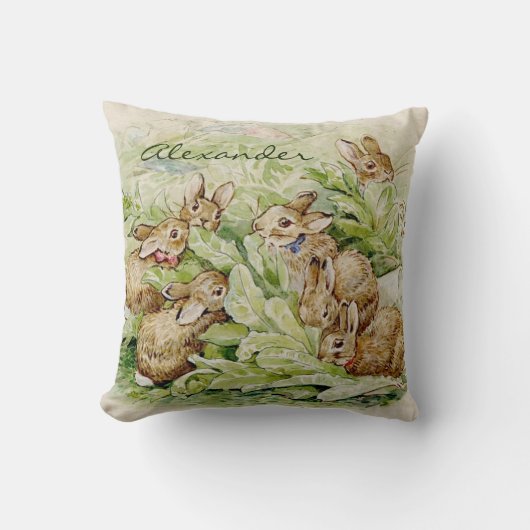 Coussin Beatrix Potter Bunny Jeu d'oreiller (Recto)