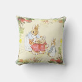 Coussin Beatrix Potter, Mère Bunny, Baby shower. (Recto)