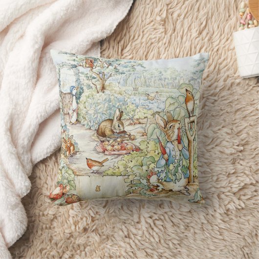Coussin Beatrix Potter Storybook Characters Garden (Couverture)