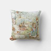 Coussin Beatrix Potter Storybook Characters Garden (Recto)