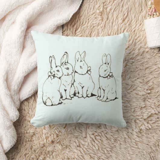 Coussin Béatrix simple Potter Bunny Nursery (Couverture)