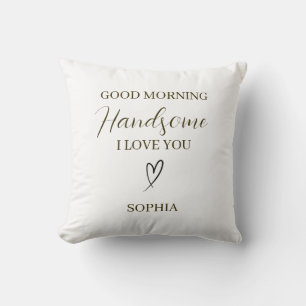 Coussin Beau Cadeau Personnalisé Romantique du Matin