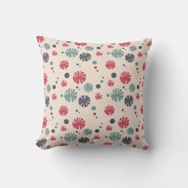 Coussin Beau cercle coloré (Recto)