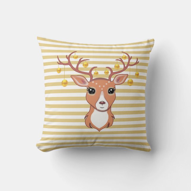 Coussin Beau Cerf (Recto)