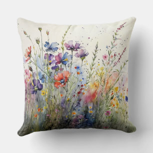 Coussin Beau champ Fleur sauvage