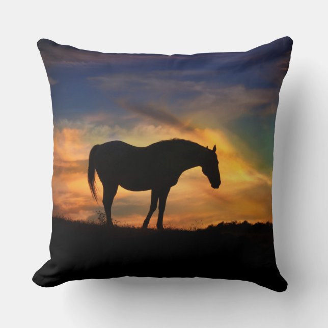 Coussin Beau Cheval du Sud-Ouest (Recto)