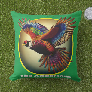 Coussin Beau coq de faisan