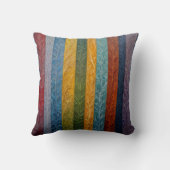Coussin Beau cristal de glace multicolore plissé (Verso)
