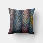 Coussin Beau cristal de glace multicolore plissé (Verso)