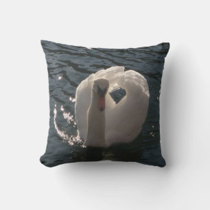 Coussin Beau cygne blanc