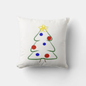 Coussin Beau dessin de Noël (Recto)