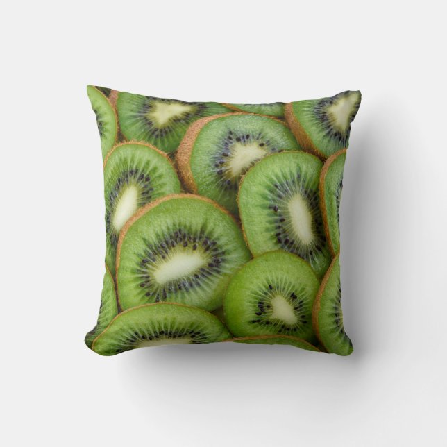 Coussin Beau frais KiWi prêt à manger (Recto)