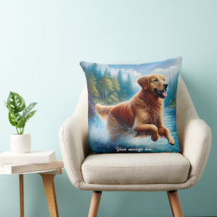 Coussin Beau Golden Retriever