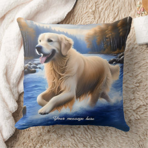 Coussin Beau Golden Retriever