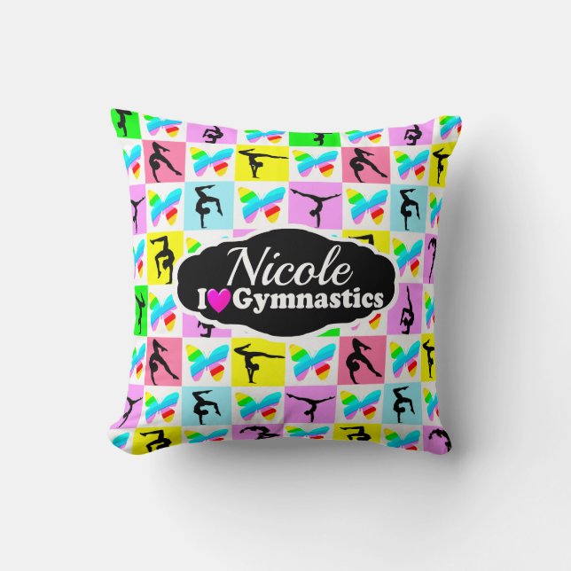 COUSSIN BEAU GYMNASTIQUE BUTTERFLY DESIGN (Recto)