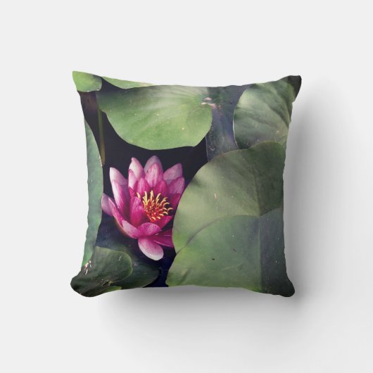 Coussin Beau Lotus, Réveillé (Recto)