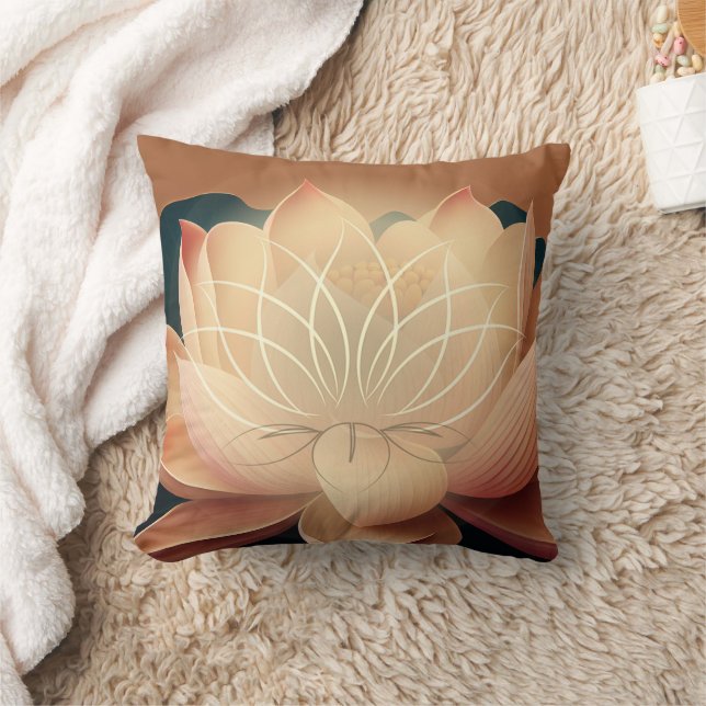 Coussin Beau Lotus, Zen (Couverture)