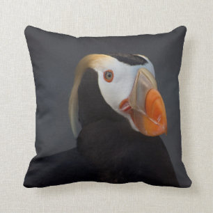 Coussin Beau macareux tufté masculin