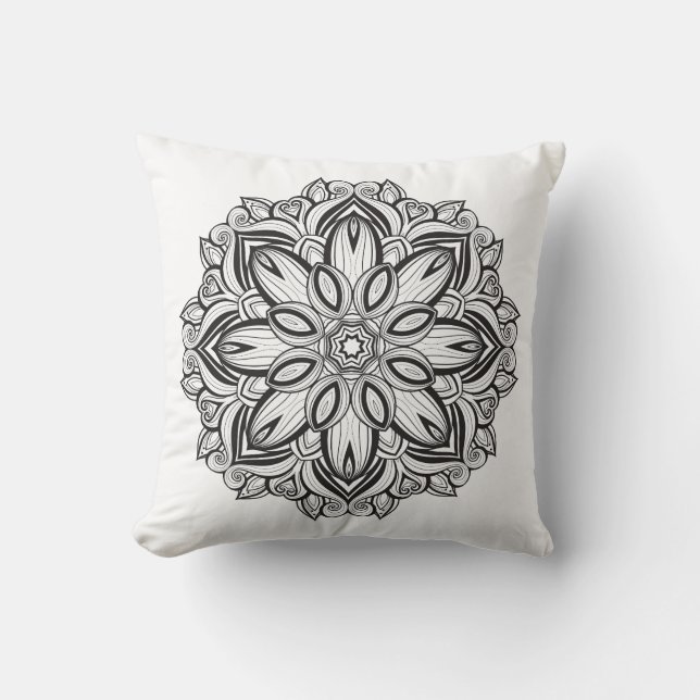 Coussin Beau mandala (Recto)