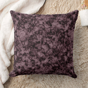Coussin Beau marbre brun avec des veines sombres