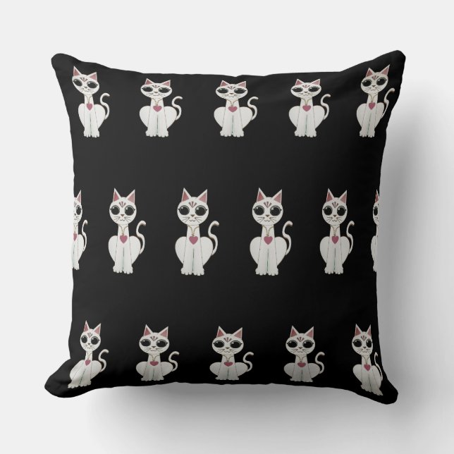 Coussin Beau Motif de chats (Recto)