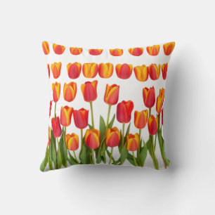 Coussin Beau Motif de fleurs de tulipes