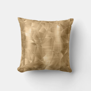Coussin Beau Motif géométrique Luxury Gold