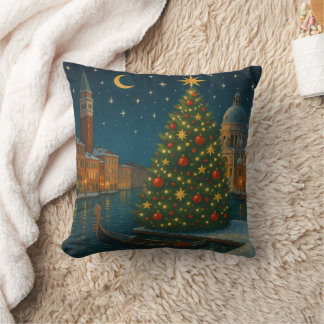 Coussin beau Noël venise